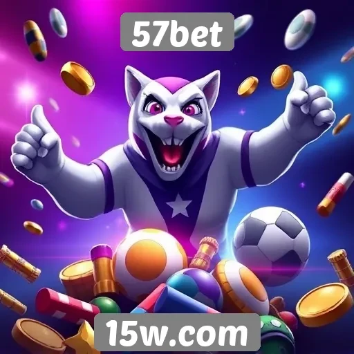 Oferta de jogos e categorias disponíveis no 57bet