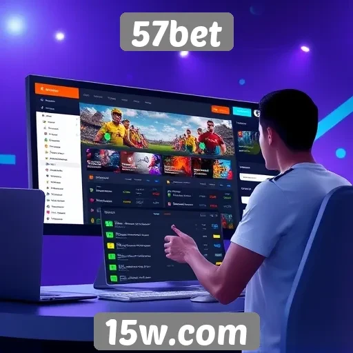 Experiência do usuário no 57bet e sua interface